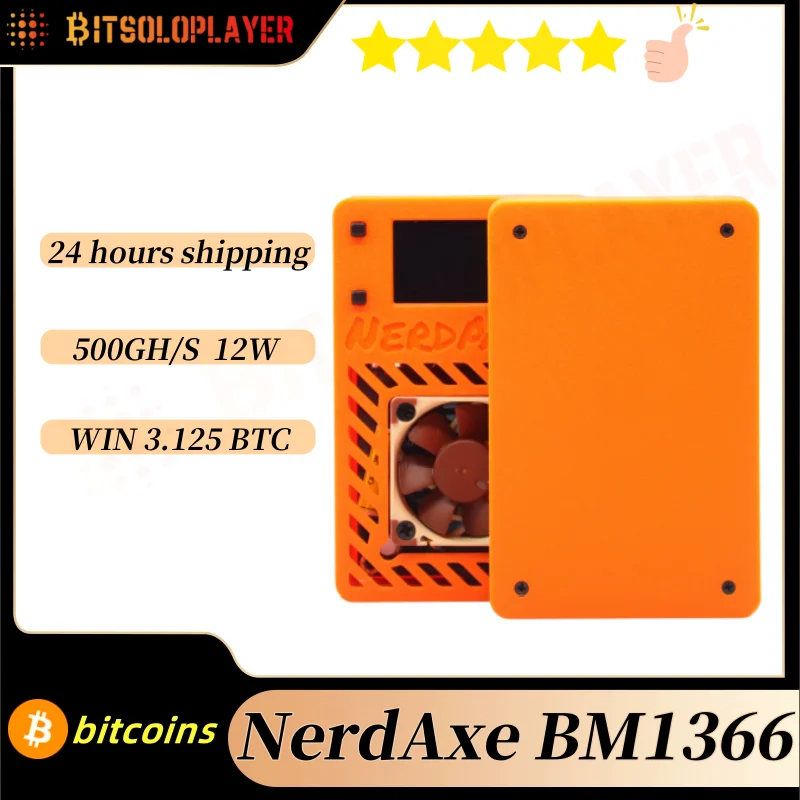NerdAxe Ultra 500Gh/s 12W BM1366 Asic Chip Full Kit With Lilygo Display Bitcoin ASIC Micro Miner Solo Lottery Miner
NerdAxe Ultra 500Gh/s 12W BM1366 Asic Chip Full Kit With Lilygo Display Bitcoin ASIC Micro Miner Solo Lottery Miner