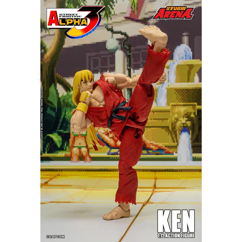 Original Storm Toys 1/12 Figures Sagat Ryu Hanma Yujiro Ken STREET FIGHTER ALPHA 3 STORM ARENA Action Figure Model Collection
Original Storm Toys 1/12 Figures Sagat Ryu Hanma Yujiro Ken STREET FIGHTER ALPHA 3 STORM ARENA Action Figure Model Collection