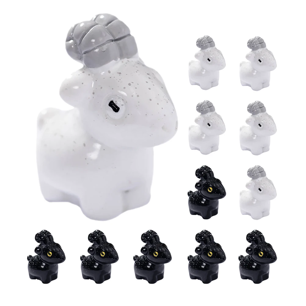 12pcs Resin Ornaments Micro Landscape Lovely Goat Figurines Miniature Sheep Decor Home Bonsai Landscaping Desk Accessories
12pcs Resin Ornaments Micro Landscape Lovely Goat Figurines Miniature Sheep Decor Home Bonsai Landscaping Desk Accessories