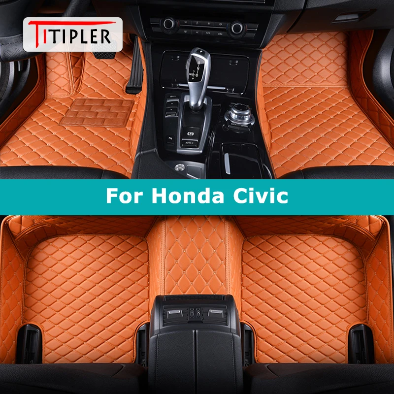TITIPLER пользовательские автомобильные коврики для Honda Civic 2005-2023 авто ковры аксессуары для ног Coche
TITIPLER пользовательские автомобильные коврики для Honda Civic 2005-2023 авто ковры аксессуары для ног Coche