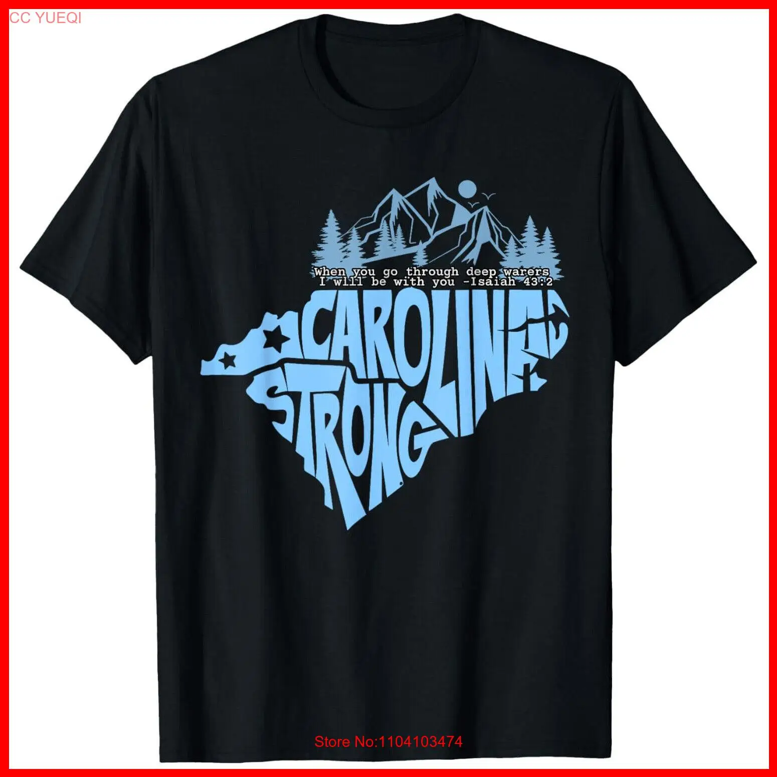 Черная хлопковая футболка North Carolina Stronger Together S-5XL
Черная хлопковая футболка North Carolina Stronger Together S-5XL