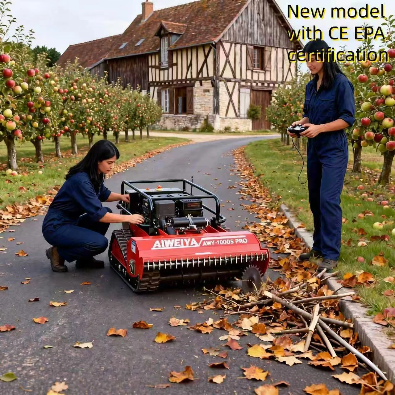 Customized New Design Multifunction Cultivator CE Certified Self-Propelled Crawler flail Mowing Robot 800mm1000mm Cutting Width
Customized New Design Multifunction Cultivator CE Certified Self-Propelled Crawler flail Mowing Robot 800mm1000mm Cutting Width