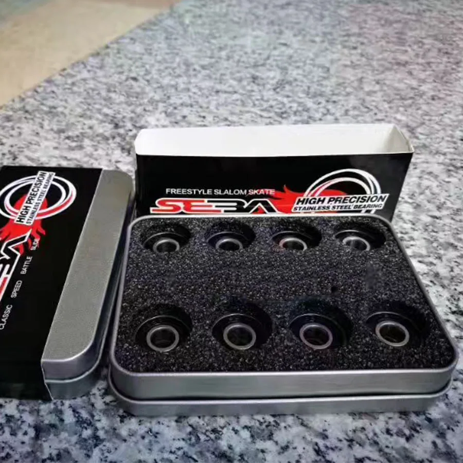 SEBA Black Ball Ceramic Bearings 100% Original 16PCS 608zz Black Pottery Beads Zirconia Roller Skating Speed Patines Bearing
SEBA Black Ball Ceramic Bearings 100% Original 16PCS 608zz Black Pottery Beads Zirconia Roller Skating Speed Patines Bearing
