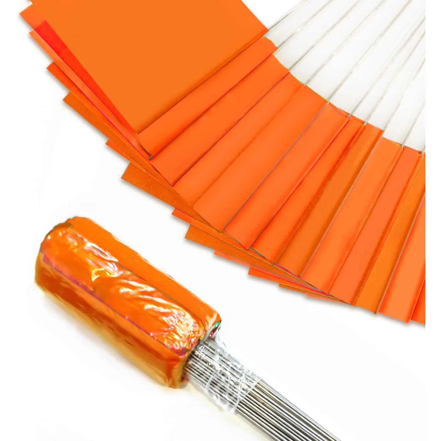 100Pack Fluorescent Orange Marking Flags, Writable | 15x4x5 Inch, Yard Flags for Lawn & Irrigation & Landscape & Sprinkle
100Pack Fluorescent Orange Marking Flags, Writable | 15x4x5 Inch, Yard Flags for Lawn & Irrigation & Landscape & Sprinkle