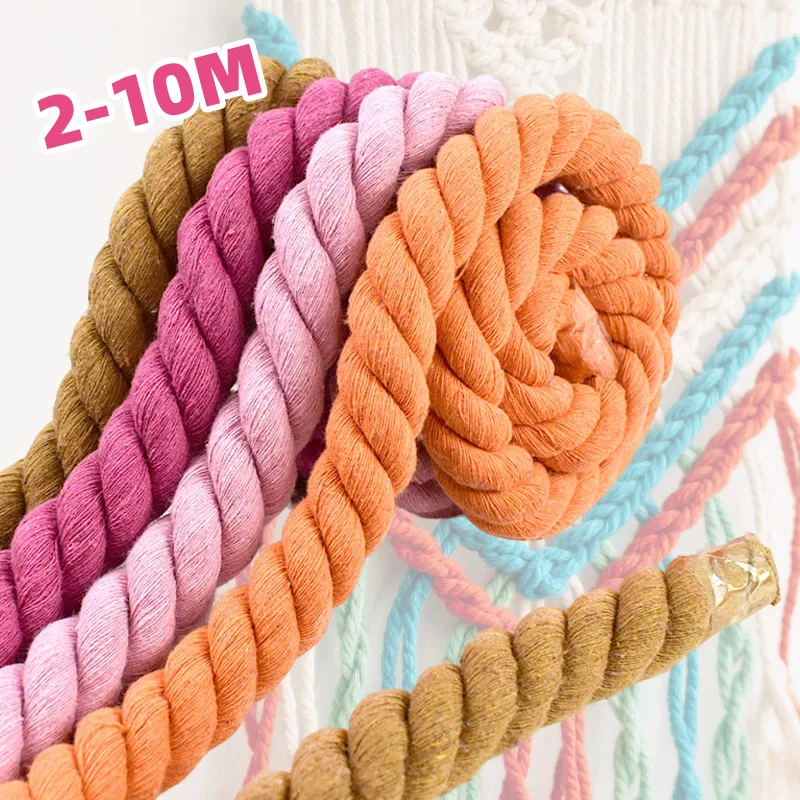 2/5/10M 8mm 3 Shares Twisted Cotton Cords Shoulder Bag Strap Waistband Cord Knapsack Gift Box Braided Rope Sewing Accessories
2/5/10M 8mm 3 Shares Twisted Cotton Cords Shoulder Bag Strap Waistband Cord Knapsack Gift Box Braided Rope Sewing Accessories
