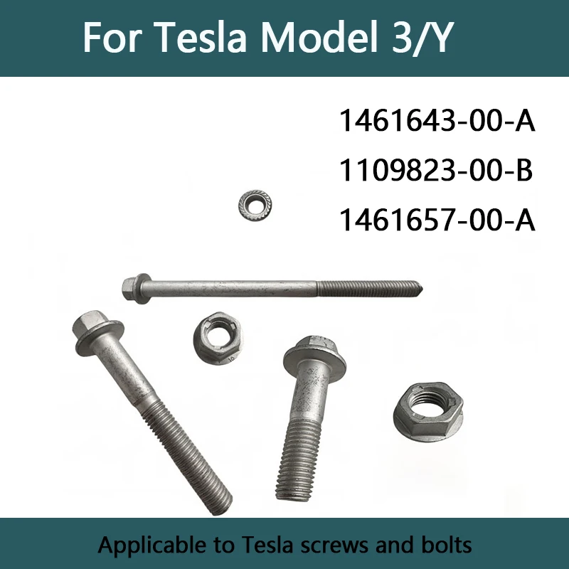 Подходит для винтов и болтов шасси передней и задней осей Tesla MODEL3/Y: 1461643 1109823 1461657
Подходит для винтов и болтов шасси передней и задней осей Tesla MODEL3/Y: 1461643 1109823 1461657