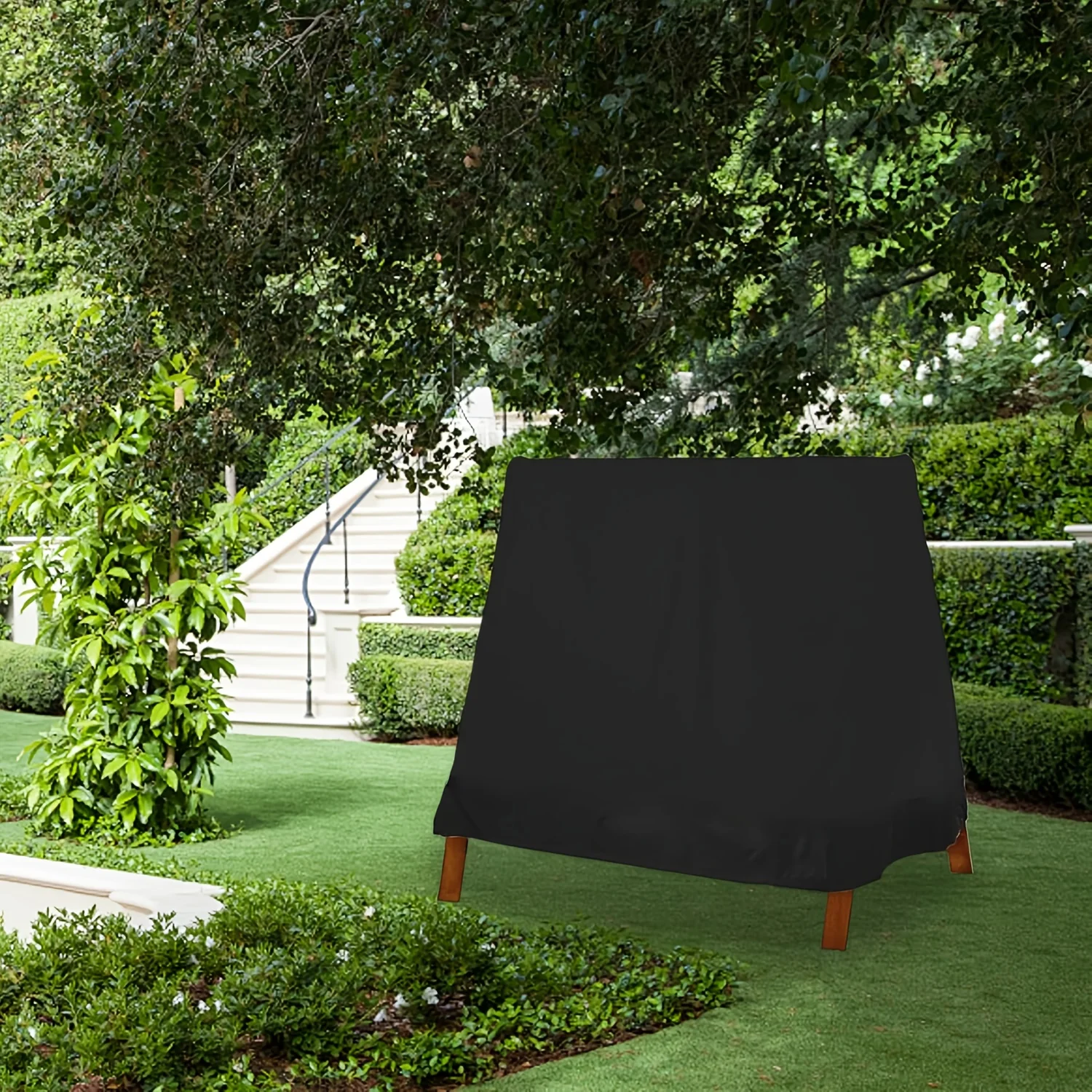 Outdoor Swing Cover, Heavy-Duty Oxford Fabric with PA Coating, Adjustable Drawstring for A-Frame Swings & Hammocks
Outdoor Swing Cover, Heavy-Duty Oxford Fabric with PA Coating, Adjustable Drawstring for A-Frame Swings & Hammocks