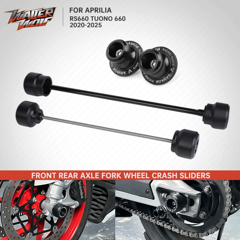 Для Aprilia RS660 Tuono 660 2020-2025 передняя и задняя ось вилка колесо слайдер маятника катушки подставка винт слайдер защита бобины 
Для Aprilia RS660 Tuono 660 2020-2025 передняя и задняя ось вилка колесо слайдер маятника катушки подставка винт слайдер защита бобины