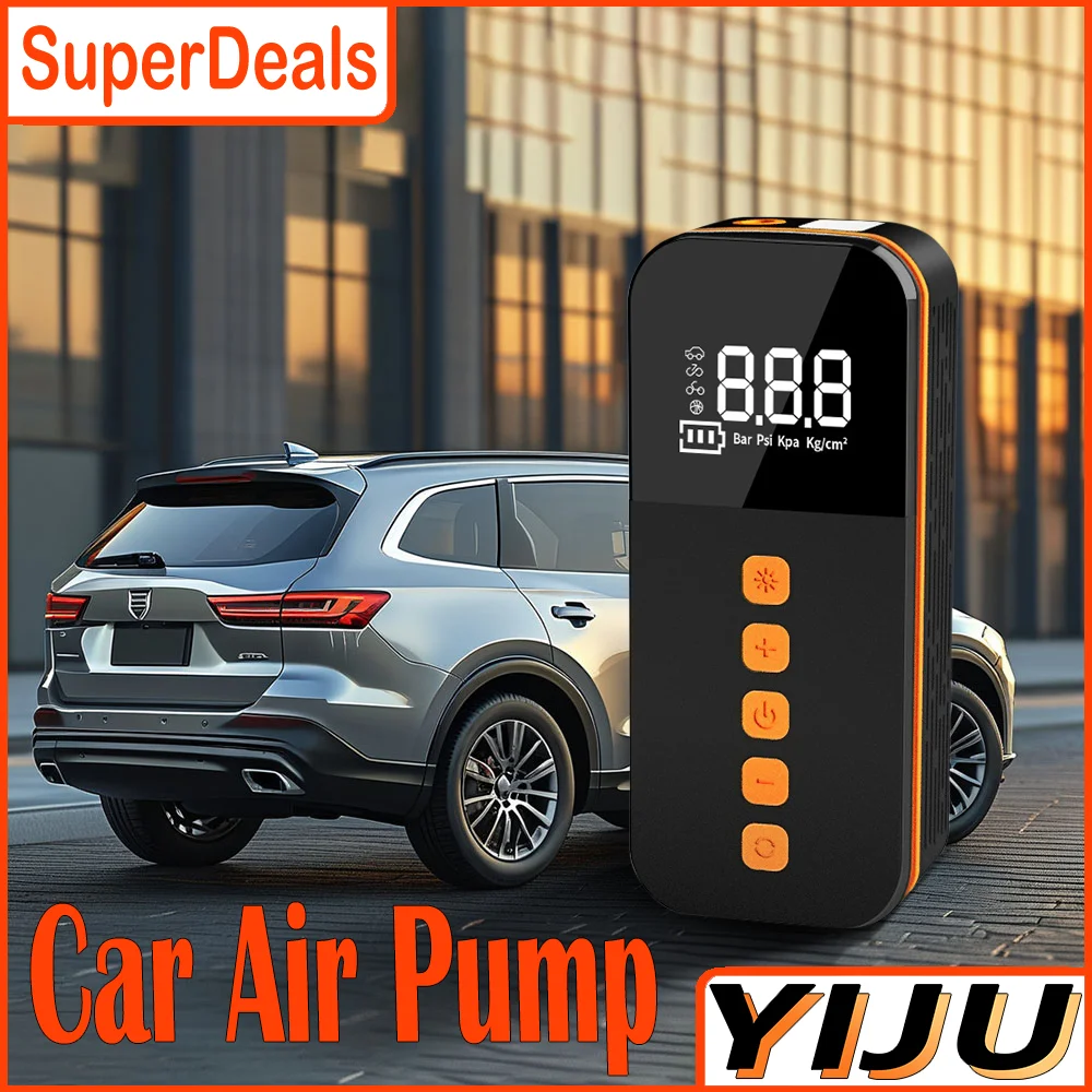 Беспроводной воздушный насос для автомобильных шин, портативный перезаряжаемый воздушный компрессор для автомобиля, мотоцикла, велосипеда, электрический воздушный насос
Беспроводной воздушный насос для автомобильных шин, портативный перезаряжаемый воздушный компрессор для автомобиля, мотоцикла, велосипеда, электрический воздушный насос