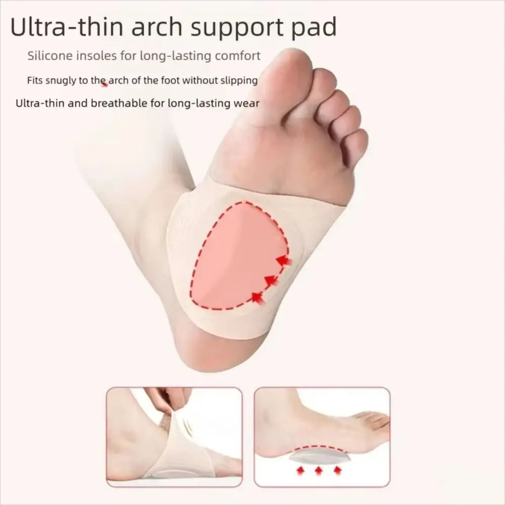Soft Silicone Silicone Arch Pad Ultra-thin Design Breathable Material Orthopedic Insole Flat Foot Correction Comfortable
Soft Silicone Silicone Arch Pad Ultra-thin Design Breathable Material Orthopedic Insole Flat Foot Correction Comfortable