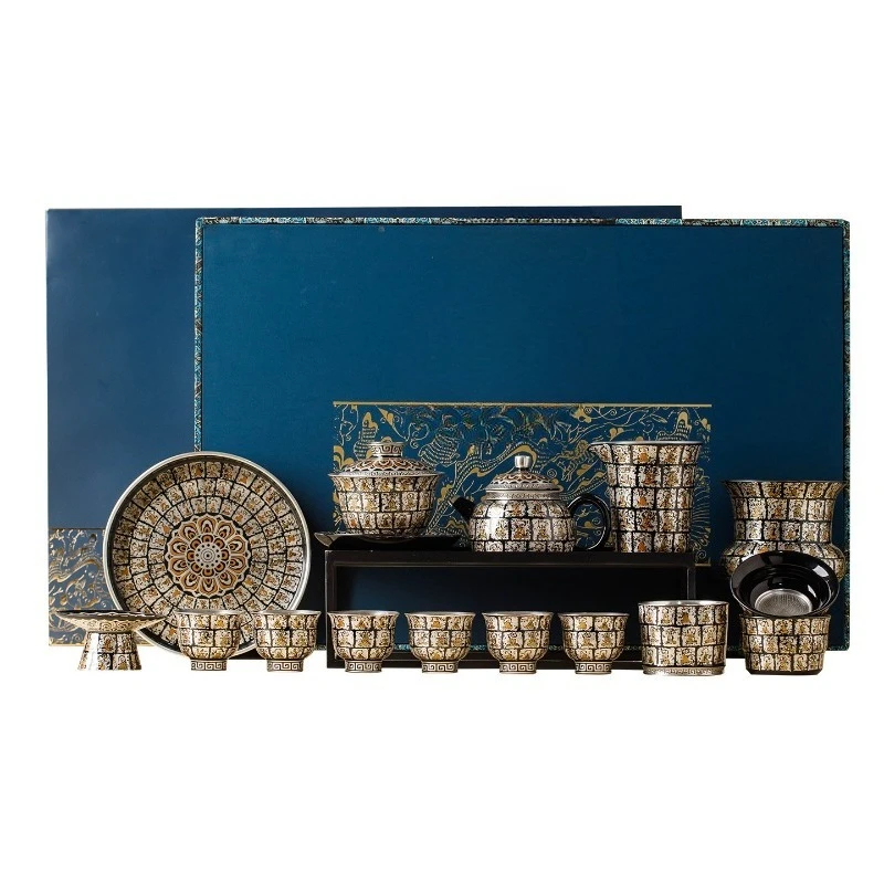 Tea set gift box, New Year's birthday gift, annual party souvenir
Tea set gift box, New Year's birthday gift, annual party souvenir
