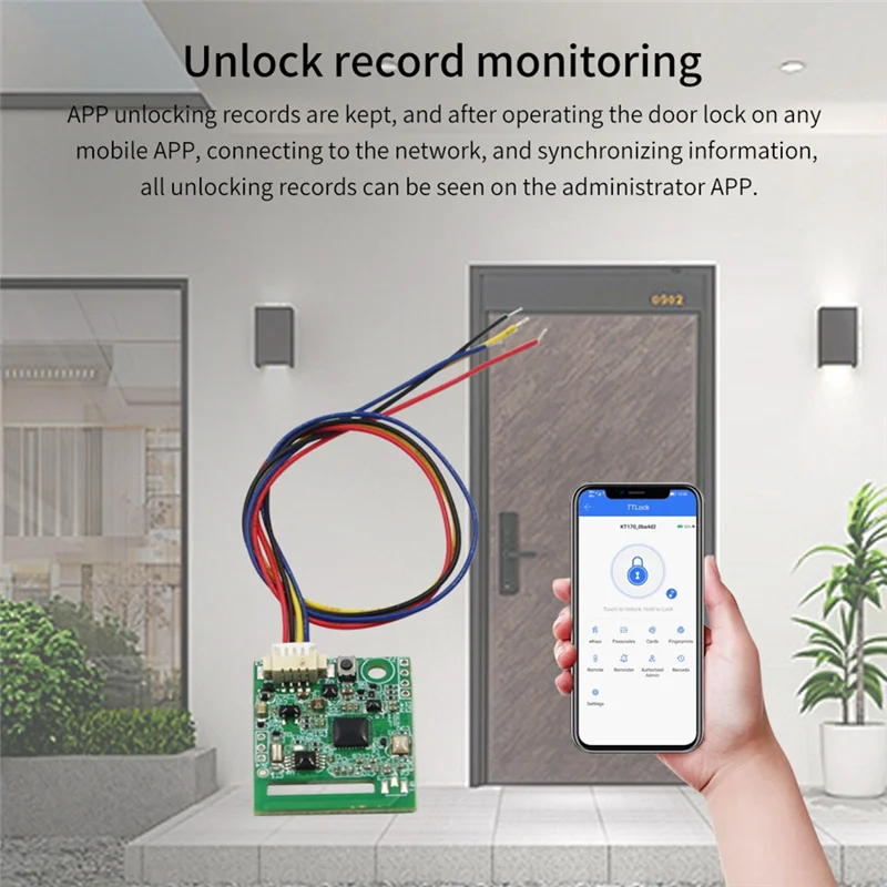 TTLOCK Bluetooth 5.0 Electronic Door Lock Switch Unlock Module APP Control Smart Home Switch Module With G2 Gateway-Y41A
TTLOCK Bluetooth 5.0 Electronic Door Lock Switch Unlock Module APP Control Smart Home Switch Module With G2 Gateway-Y41A