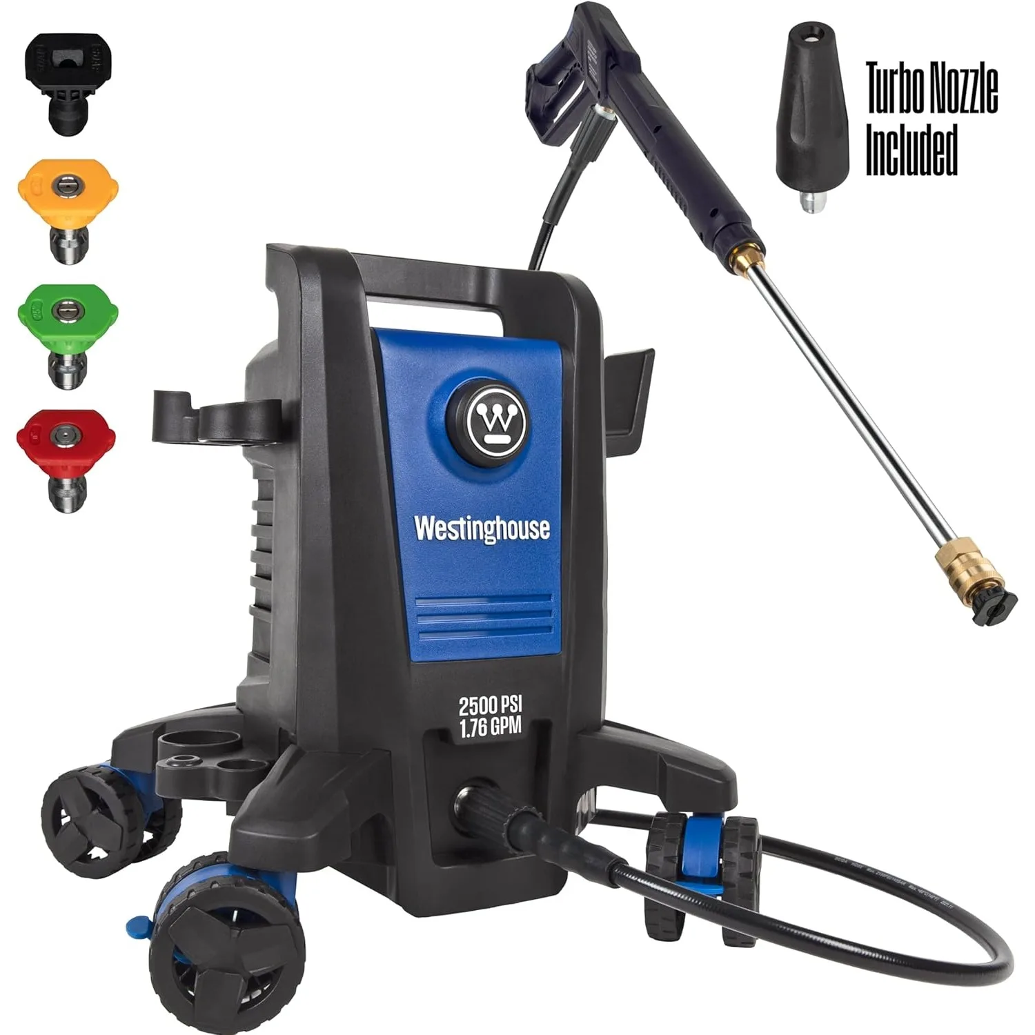 ePX3500 Electric Pressure Washer, 2500 Max PSI 1.76 Max GPM with Anti-Tipping Technology, Onboard Soap Tank, 5-Nozzle Set
ePX3500 Electric Pressure Washer, 2500 Max PSI 1.76 Max GPM with Anti-Tipping Technology, Onboard Soap Tank, 5-Nozzle Set