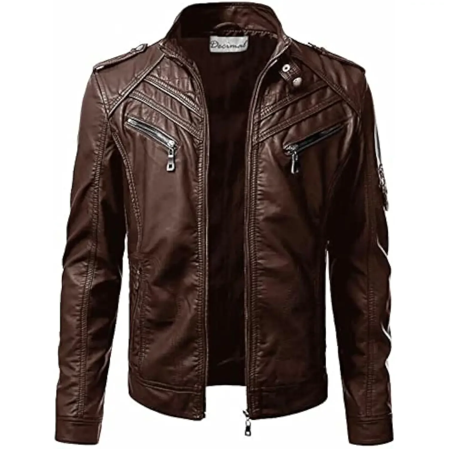 MEN Slim Fit Faux Leather Outwear Coats Man Men's Black PU Leather Biker Classics Jacket VINTAGE MOTORCYCLE JACKETS FOR men
MEN Slim Fit Faux Leather Outwear Coats Man Men's Black PU Leather Biker Classics Jacket VINTAGE MOTORCYCLE JACKETS FOR men