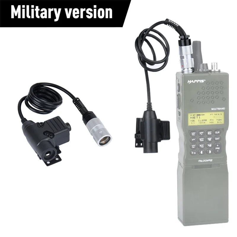 WADSN U94 PTT For Z-tactical TAC-SKY headset HD01 HD03 , to prc-624 PRC-148 152A PRC-152 Walkie talkie tactical u94 PTT 6pin
WADSN U94 PTT For Z-tactical TAC-SKY headset HD01 HD03 , to prc-624 PRC-148 152A PRC-152 Walkie talkie tactical u94 PTT 6pin