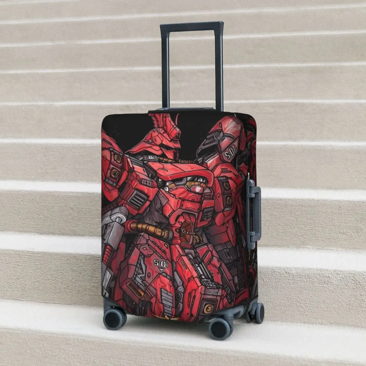 Custom Gundam Manga (1) Suitcase Cover Flight Fun Luggage Case Cruise Trip Protection
Custom Gundam Manga (1) Suitcase Cover Flight Fun Luggage Case Cruise Trip Protection