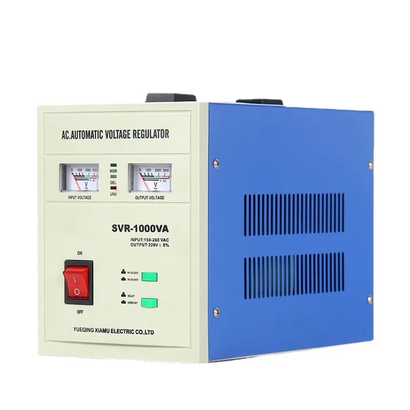 Relay Type voltage stabilizer 1000VA stabilizer Home Use Single Phase Automatic AC Power Voltage Regulator
Relay Type voltage stabilizer 1000VA stabilizer Home Use Single Phase Automatic AC Power Voltage Regulator