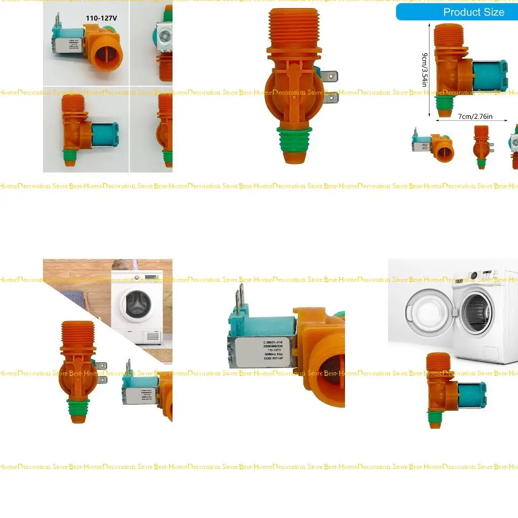 12PD Washer Hot Water Inlet Valves Replacement for 33290340 WA40J3000AW WA40J3000AW
12PD Washer Hot Water Inlet Valves Replacement for 33290340 WA40J3000AW WA40J3000AW