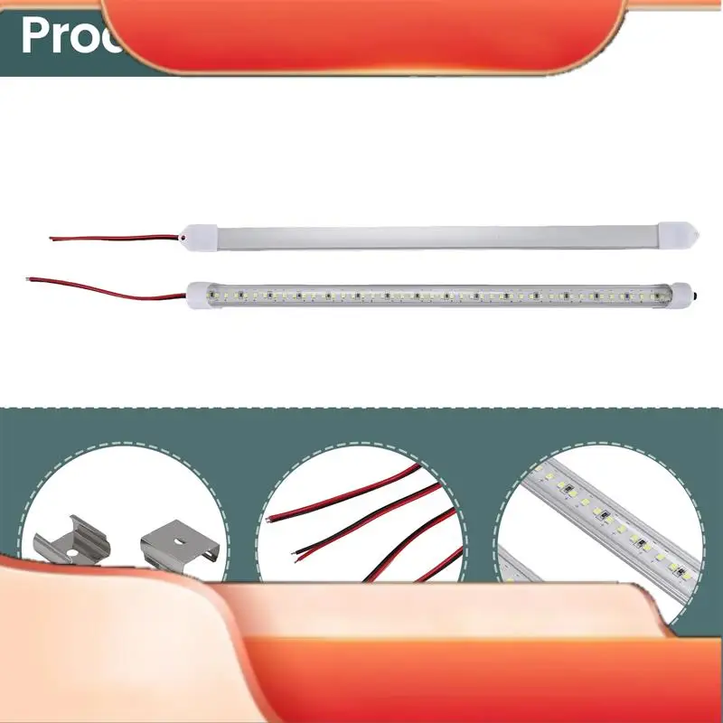 12V Interior LED Light Bar 48 Leds Strip Lights With Switch And Magnets 6500K White Light For Car Van RV With US Plug-T45C
12V Interior LED Light Bar 48 Leds Strip Lights With Switch And Magnets 6500K White Light For Car Van RV With US Plug-T45C