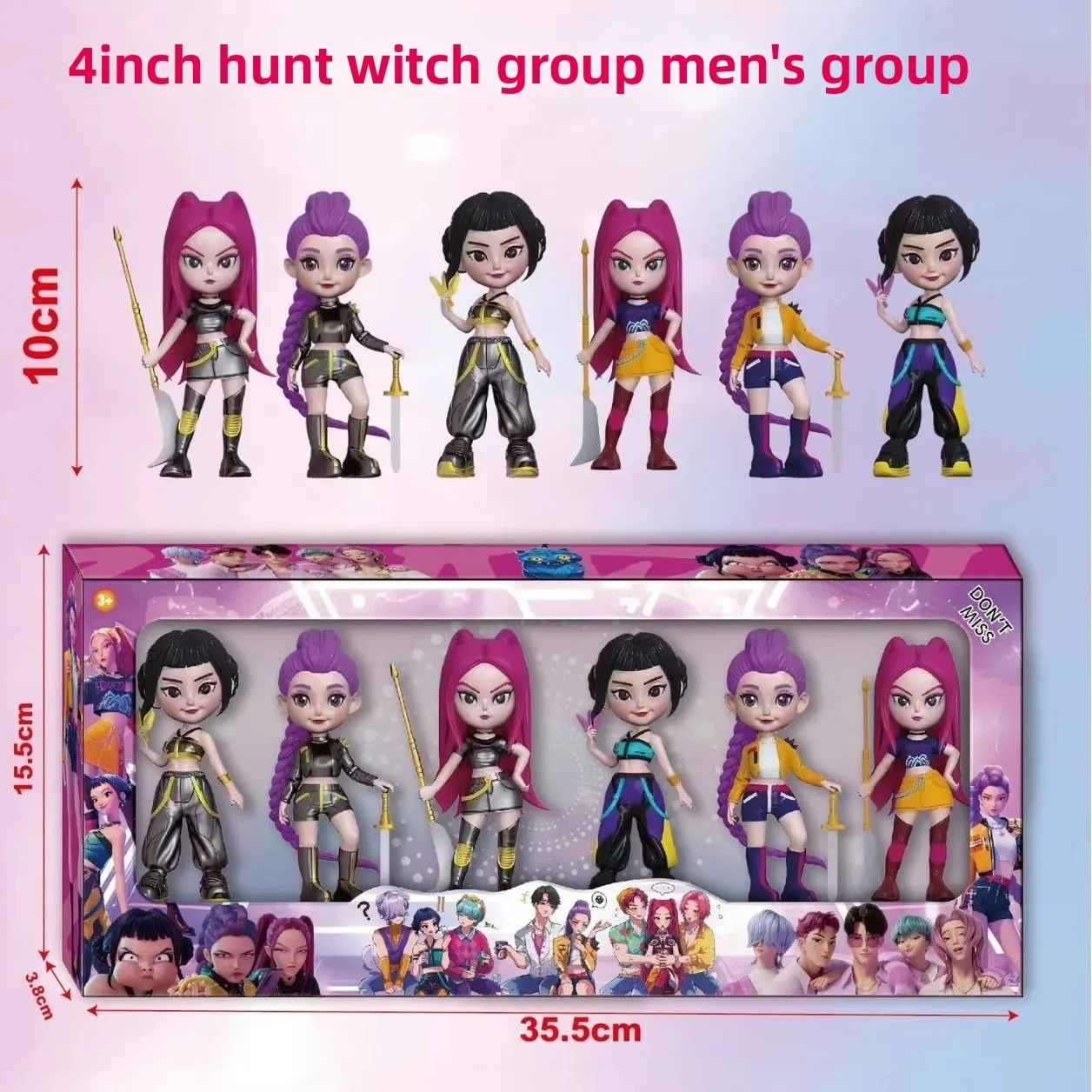 2026 Hot Anime Kpop Devil Hunter Rumi Zoe Mira Anime Polyvinyl Chloride Character Collection Desktop Trinkets Childrens Gift
2026 Hot Anime Kpop Devil Hunter Rumi Zoe Mira Anime Polyvinyl Chloride Character Collection Desktop Trinkets Childrens Gift