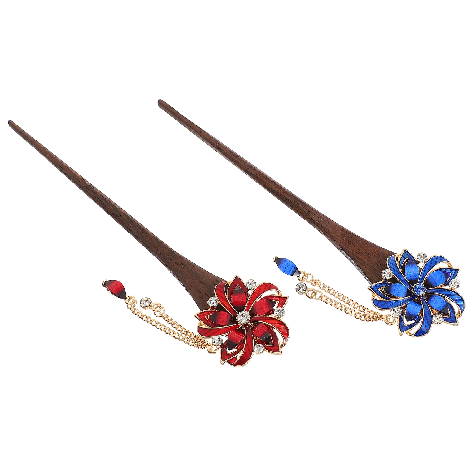 2 Pcs Ethnic Style Hairpin Imitation Diamond Tassel Stick Zinc Alloy Flower Hair Accessory Traditional Clothing Hair Care
2 Pcs Ethnic Style Hairpin Imitation Diamond Tassel Stick Zinc Alloy Flower Hair Accessory Traditional Clothing Hair Care