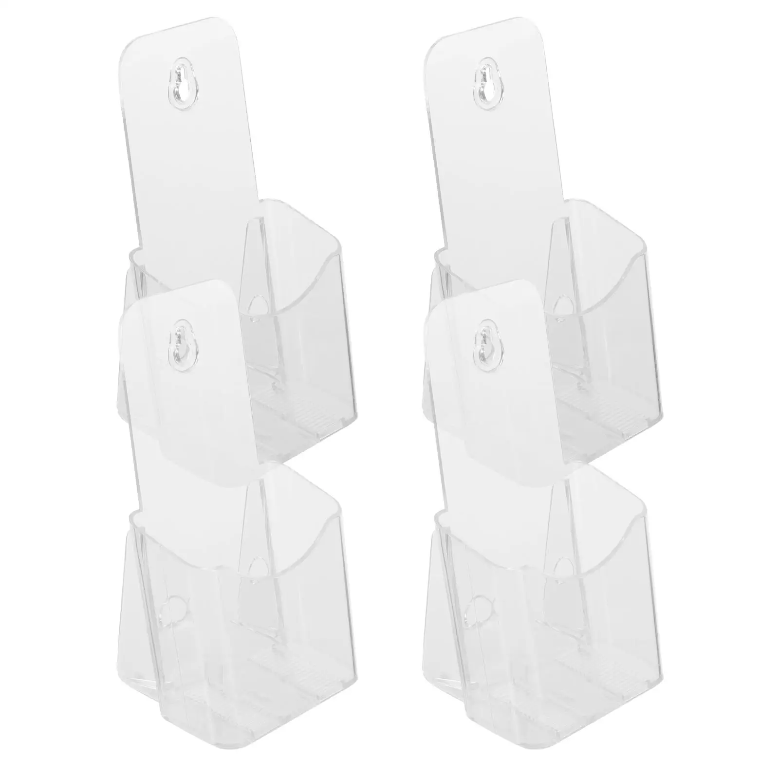 4pcs Acrylic Display Stand Clear Brochure Holder Pamphlet Literature Desk Flyer Fold Manual Lightweight Portable Stable
4pcs Acrylic Display Stand Clear Brochure Holder Pamphlet Literature Desk Flyer Fold Manual Lightweight Portable Stable