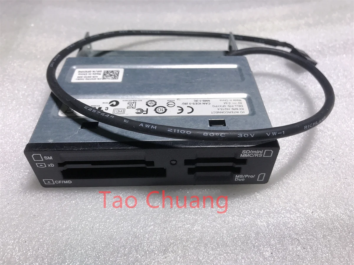 Для Dell T1700MT T3620 Inspiron 570 537S Optiplex 990 9010 7010 790 устройство для чтения медиа-карт 0FXYPG
Для Dell T1700MT T3620 Inspiron 570 537S Optiplex 990 9010 7010 790 устройство для чтения медиа-карт 0FXYPG