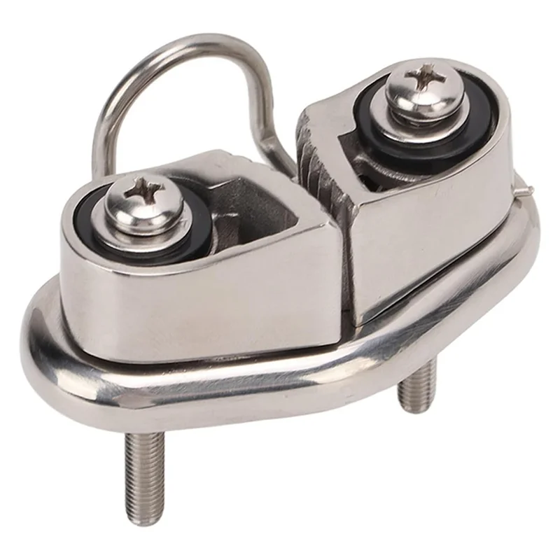 Classy-316 Stainless Steel Boat Cam Cleat With Wire Leading Ring, Mirror Polished Sailboat Cleat For 10Mm Rope
Classy-316 Stainless Steel Boat Cam Cleat With Wire Leading Ring, Mirror Polished Sailboat Cleat For 10Mm Rope
