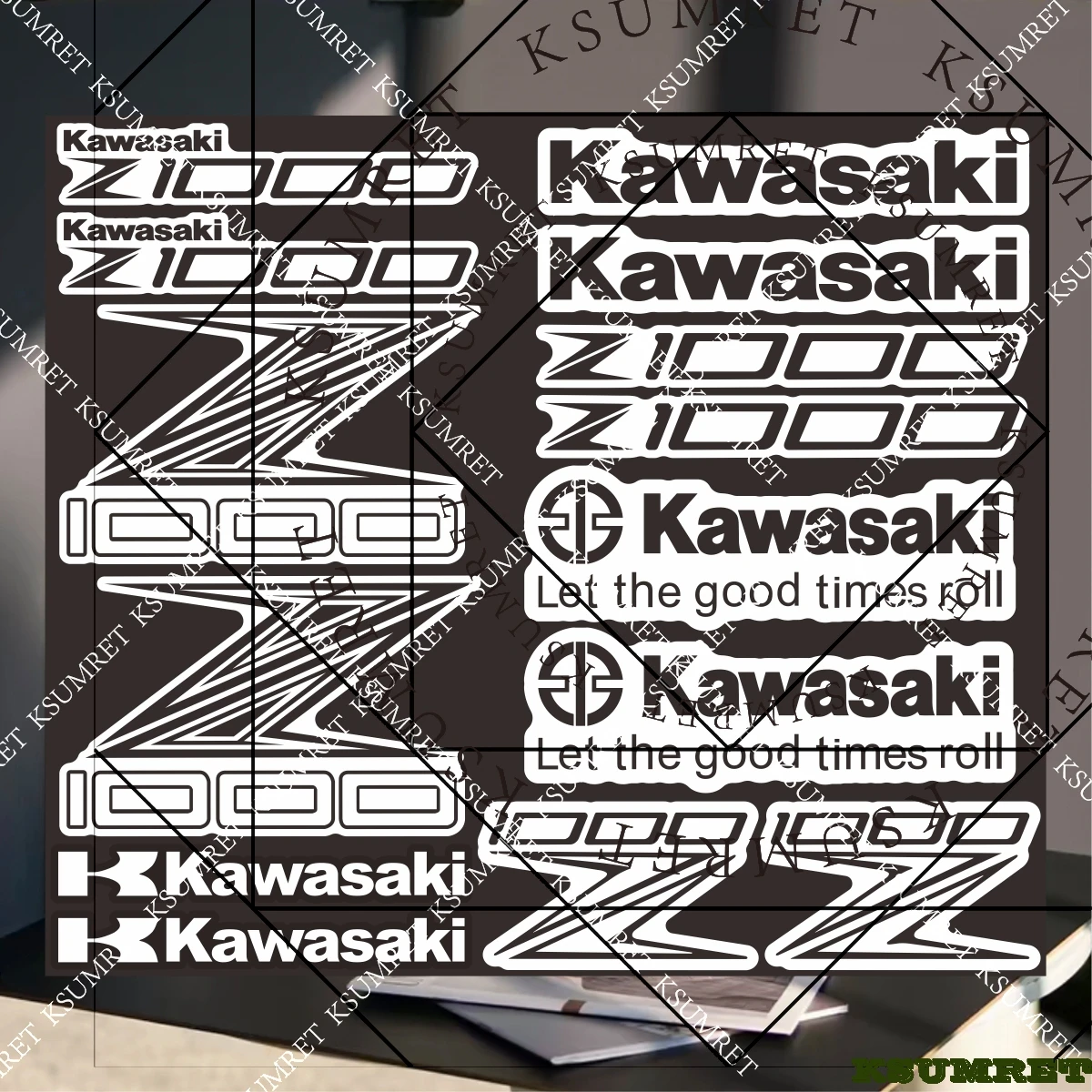 Vinyl Motorcycle Sticker Fule Tank Logo Decal For Kawasaki Z1000 Stickers
Vinyl Motorcycle Sticker Fule Tank Logo Decal For Kawasaki Z1000 Stickers