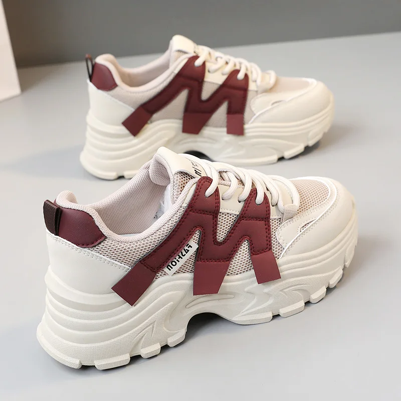 spring and summer breathable mesh Clunky Sneaker thick bottom sneakers comfortable student women's shoes
spring and summer breathable mesh Clunky Sneaker thick bottom sneakers comfortable student women's shoes