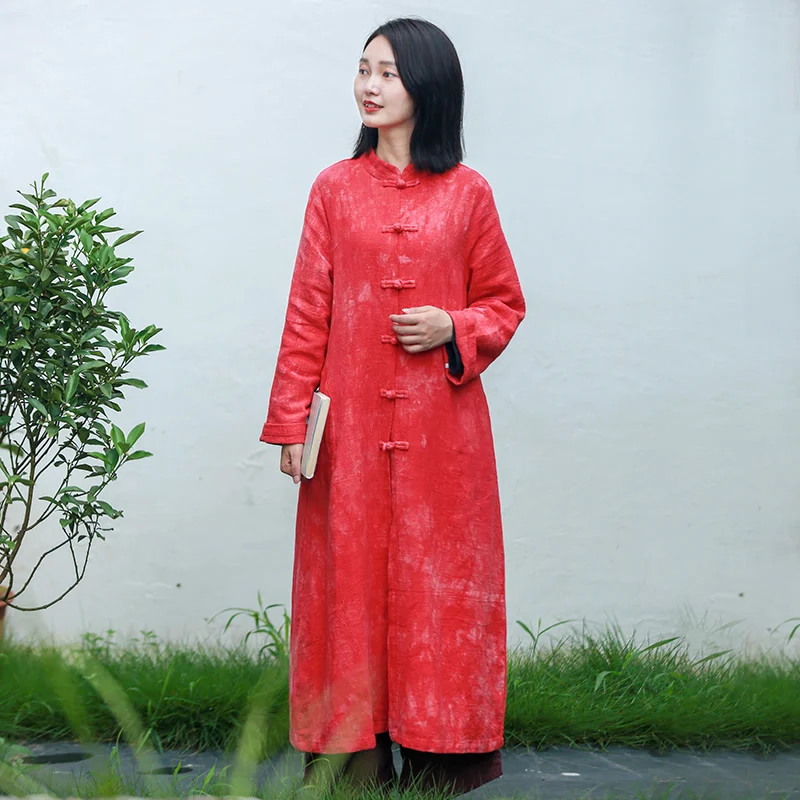 Красная женская демисезонная куртка средней длины в национальном художественном ретро-стиле, весенняя модная новинка, ветровка
Красная женская демисезонная куртка средней длины в национальном художественном ретро-стиле, весенняя модная новинка, ветровка