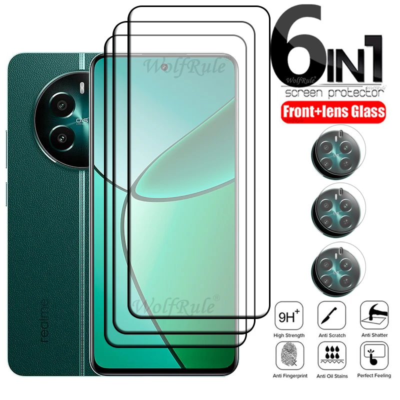 6-in-1 For Realme 12 Plus Glass For OPPO Realme 12 Plus Tempered Glass Full HD 9H Screen Protector For Realme 12 Plus Lens Glass
6-in-1 For Realme 12 Plus Glass For OPPO Realme 12 Plus Tempered Glass Full HD 9H Screen Protector For Realme 12 Plus Lens Glass
