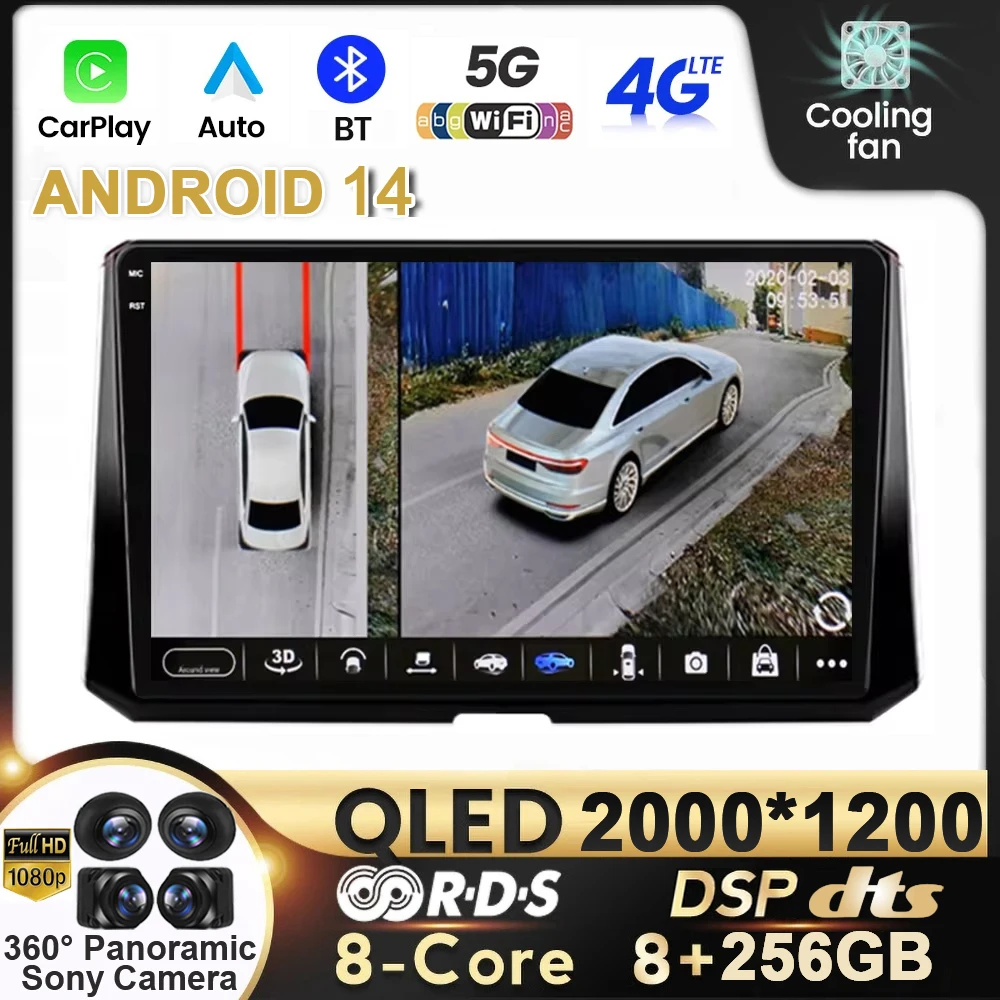 Автомагнитола на Android 14, автомобильный мультимедийный видеоплеер для Toyota Corolla 12 2019 - 2022 Carplay, стерео Carplay, 4G, Wi-Fi, GPS, 2 Din DSP
Автомагнитола на Android 14, автомобильный мультимедийный видеоплеер для Toyota Corolla 12 2019 - 2022 Carplay, стерео Carplay, 4G, Wi-Fi, GPS, 2 Din DSP