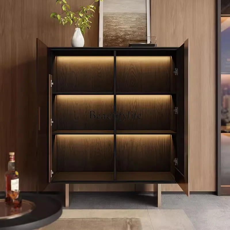 Italian light luxury door cabinet, high-end living room entry glass wine cabinet
Italian light luxury door cabinet, high-end living room entry glass wine cabinet