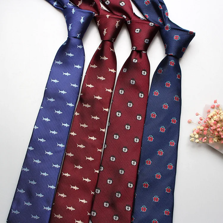 Linbaiway Cartoon Neckties for Mens Animals Fish Print Polyester Ties Men's Wedding Dress Skinny Cravate Business Corbatas
Linbaiway Cartoon Neckties for Mens Animals Fish Print Polyester Ties Men's Wedding Dress Skinny Cravate Business Corbatas