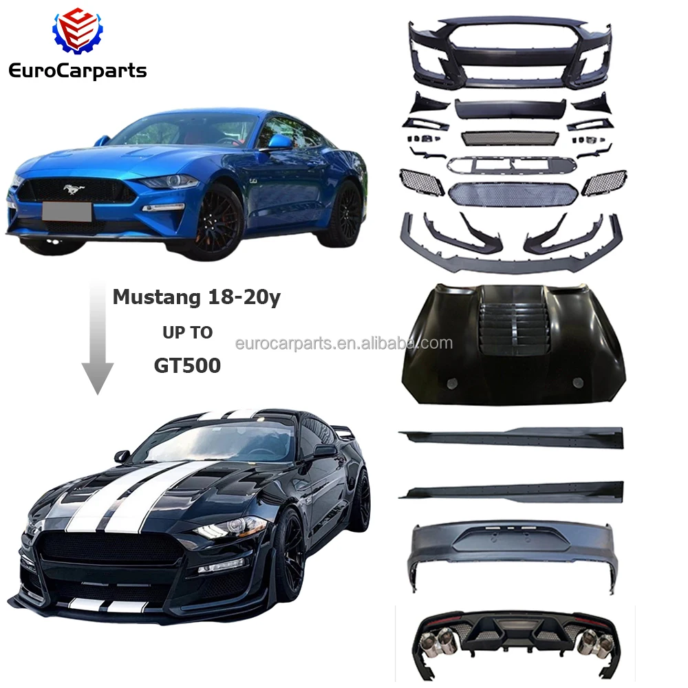 Mustang 2018-2020 год обновления до GT500 стильный комплект кузова автомобильные бамперы капот заднее крыло автомобильные аксессуары автозапчасти для тюнинга
Mustang 2018-2020 год обновления до GT500 стильный комплект кузова автомобильные бамперы капот заднее крыло автомобильные аксессуары автозапчасти для тюнинга
