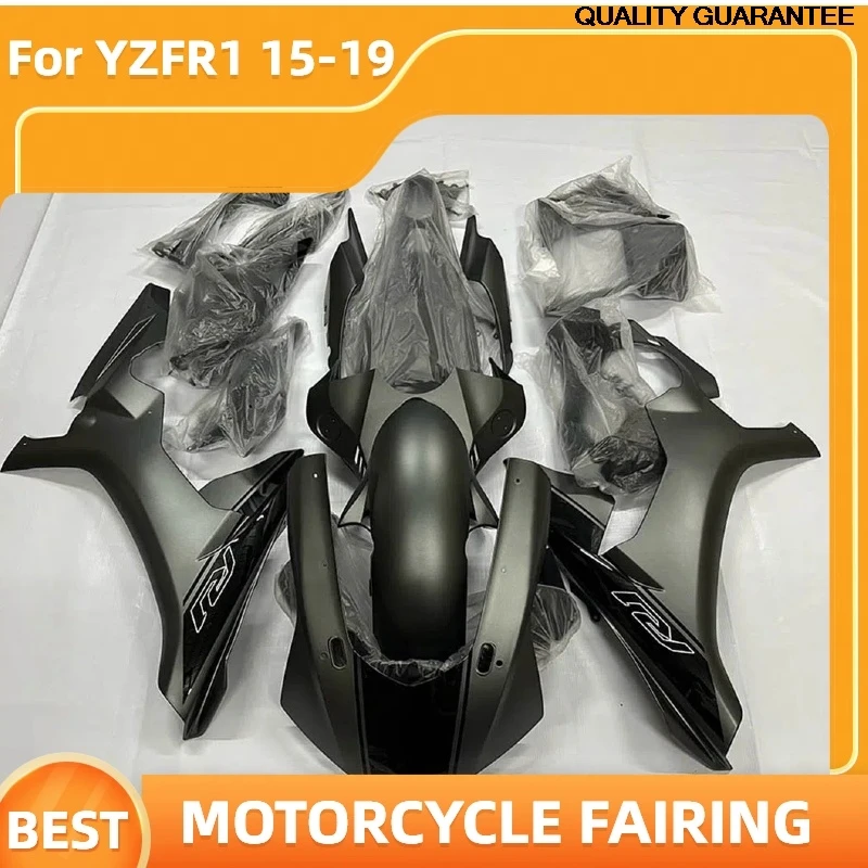 Кузов на заказ для YAMAHA R1 2015 2016 2017 2018 2019 YZF R1 15 19, матовый черный комплект обтекателя кузова мотоцикла
Кузов на заказ для YAMAHA R1 2015 2016 2017 2018 2019 YZF R1 15 19, матовый черный комплект обтекателя кузова мотоцикла