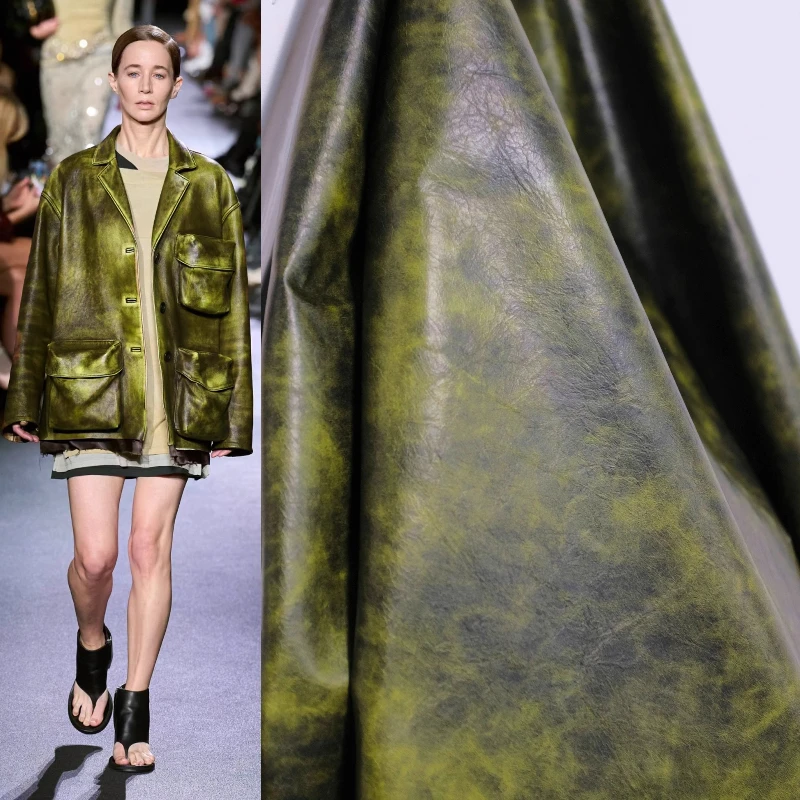 Винтажная потертая жовто-зеленая дизайнерская куртка из искусственной кожи из полиэстера с нерегулярным градиентом, одежда, одежда, высококачественная ткань «сделай сам»
Винтажная потертая жовто-зеленая дизайнерская куртка из искусственной кожи из полиэстера с нерегулярным градиентом, одежда, одежда, высококачественная ткань «сделай сам»