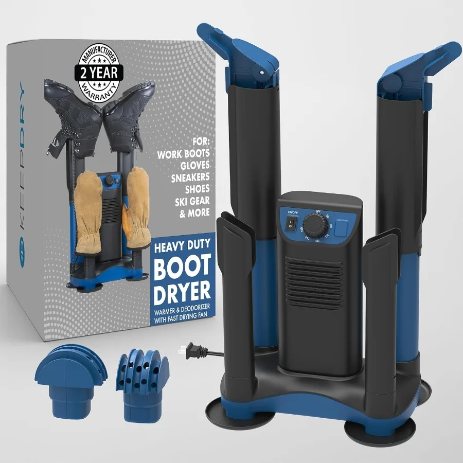 Сушилка для обуви KeepDry Forced — сверхмощная сушилка для обуви с таймером теплового переключателя — быстросохнущая одежда — складные сушильные трубки
Сушилка для обуви KeepDry Forced — сверхмощная сушилка для обуви с таймером теплового переключателя — быстросохнущая одежда — складные сушильные трубки