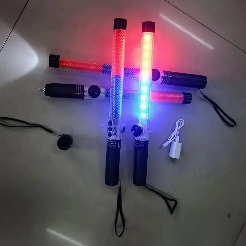 40cm Rechargeable Traffic Control Stick LED Red Blue Flashing Light Night Safety Fluorescent Warning Guide Stick
40cm Rechargeable Traffic Control Stick LED Red Blue Flashing Light Night Safety Fluorescent Warning Guide Stick