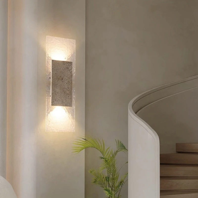 Modern Minimalist Creative Solid Brass Travertine Wall Lamp, Homestay, Courtyard, Villa, Model Room & Stair Light
Modern Minimalist Creative Solid Brass Travertine Wall Lamp, Homestay, Courtyard, Villa, Model Room & Stair Light