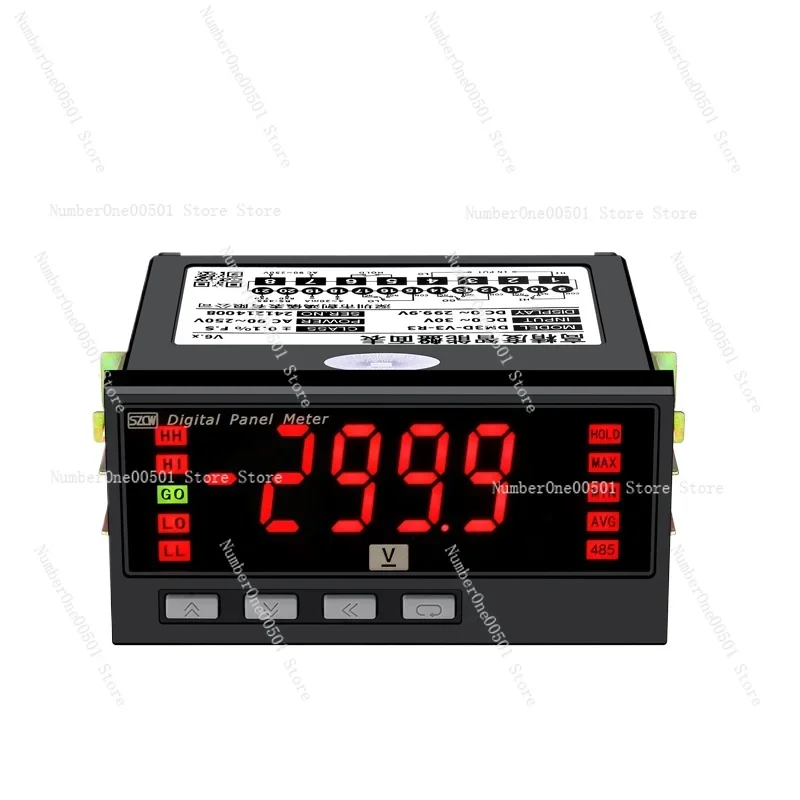 Intelligent Panel Meter DM3 DC AC Voltmeter Ammeter with RS485 Communication -095
Intelligent Panel Meter DM3 DC AC Voltmeter Ammeter with RS485 Communication -095