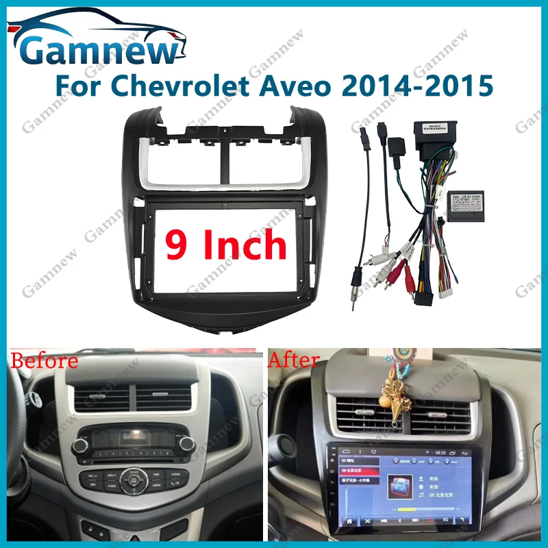 10 Inch Car Frame Fascia Canbus Adapter Android Radio Audio Dash Fitting Panel Kit For Chevrolet Aveo 2014-2015
10 Inch Car Frame Fascia Canbus Adapter Android Radio Audio Dash Fitting Panel Kit For Chevrolet Aveo 2014-2015
