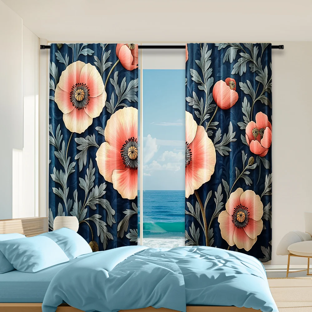 2 pcs, versatile polyester transparent curtains for home decoration Floral 1 for use in bedrooms and living rooms
2 pcs, versatile polyester transparent curtains for home decoration Floral 1 for use in bedrooms and living rooms