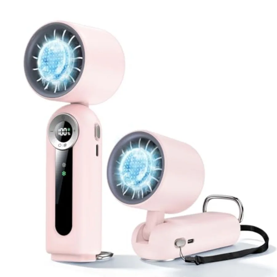 Portable Handheld Fan with Cooling Plate, 199 Speed Settings, High-Speed Personal Mini Fan up to 20000 RPM, USB-C Rechargeable,
Portable Handheld Fan with Cooling Plate, 199 Speed Settings, High-Speed Personal Mini Fan up to 20000 RPM, USB-C Rechargeable,