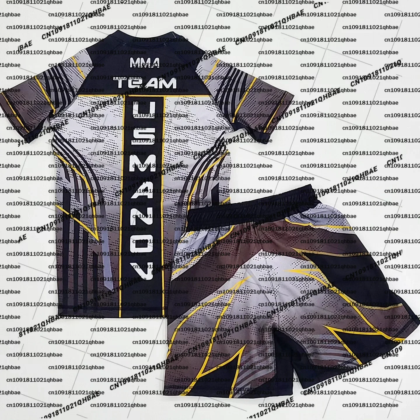 Top Boxer MMA Octagonal Cage Usmanov Tshirt Shorts Set Men Sports Training Running Set Speed drying Fighting Set
Top Boxer MMA Octagonal Cage Usmanov Tshirt Shorts Set Men Sports Training Running Set Speed drying Fighting Set
