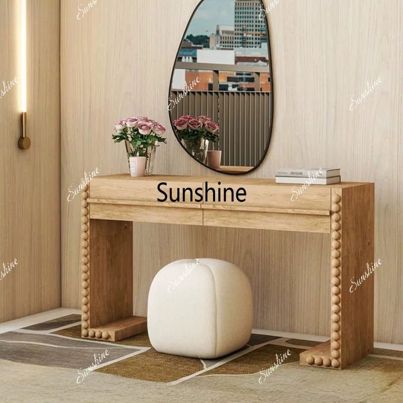 Medieval style solid wood carving flower creative entrance table
Medieval style solid wood carving flower creative entrance table