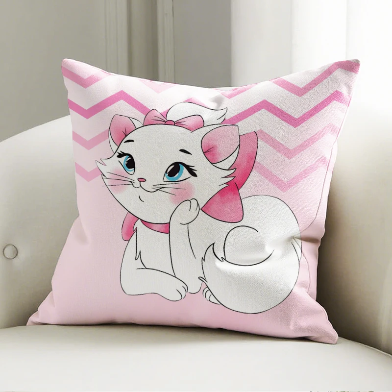 Disney Marie Cat Pillow Cover Pink Chevron Pattern Decorative Cushion Sofa Bedroom Kids Room Decor Gift
Disney Marie Cat Pillow Cover Pink Chevron Pattern Decorative Cushion Sofa Bedroom Kids Room Decor Gift