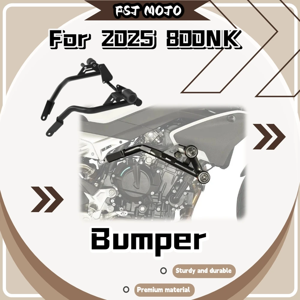 For 2025 800NK Heavy-Duty Bumper, Elastic Anti-Fall Crash Bar Body & Radiator Protection Accessories
For 2025 800NK Heavy-Duty Bumper, Elastic Anti-Fall Crash Bar Body & Radiator Protection Accessories
