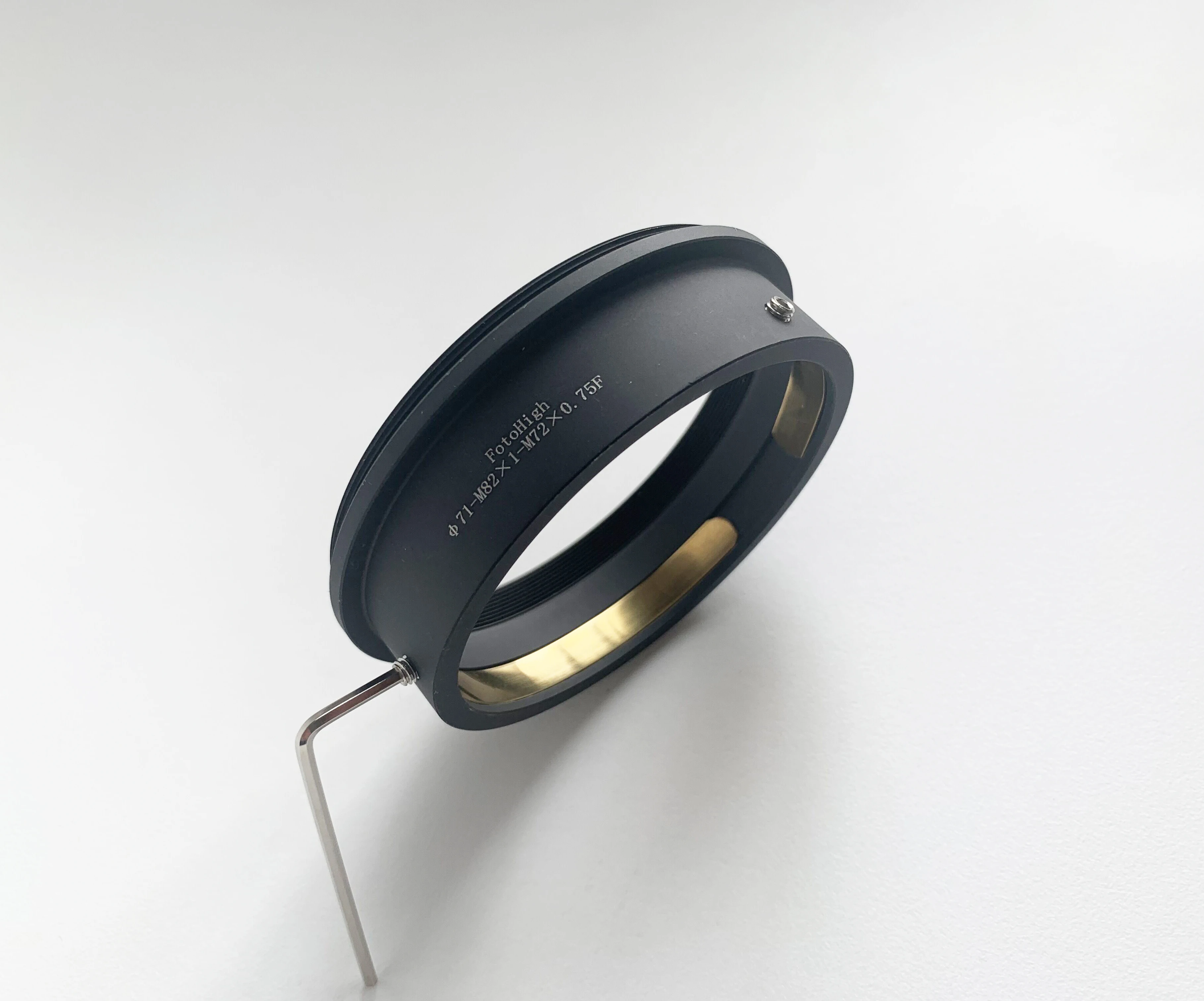 71MM to M82x1 Male Thread Female Thread M72X0.75 Adapter Projection Circle SLIM
71MM to M82x1 Male Thread Female Thread M72X0.75 Adapter Projection Circle SLIM